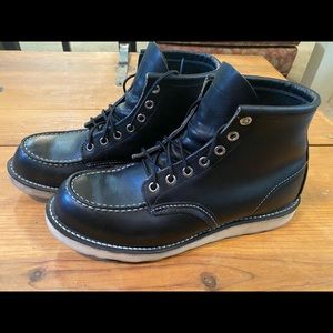 Black Red Wing Boots